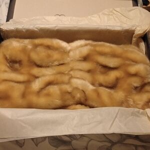 Brooks Brothers Tan Fur Stole